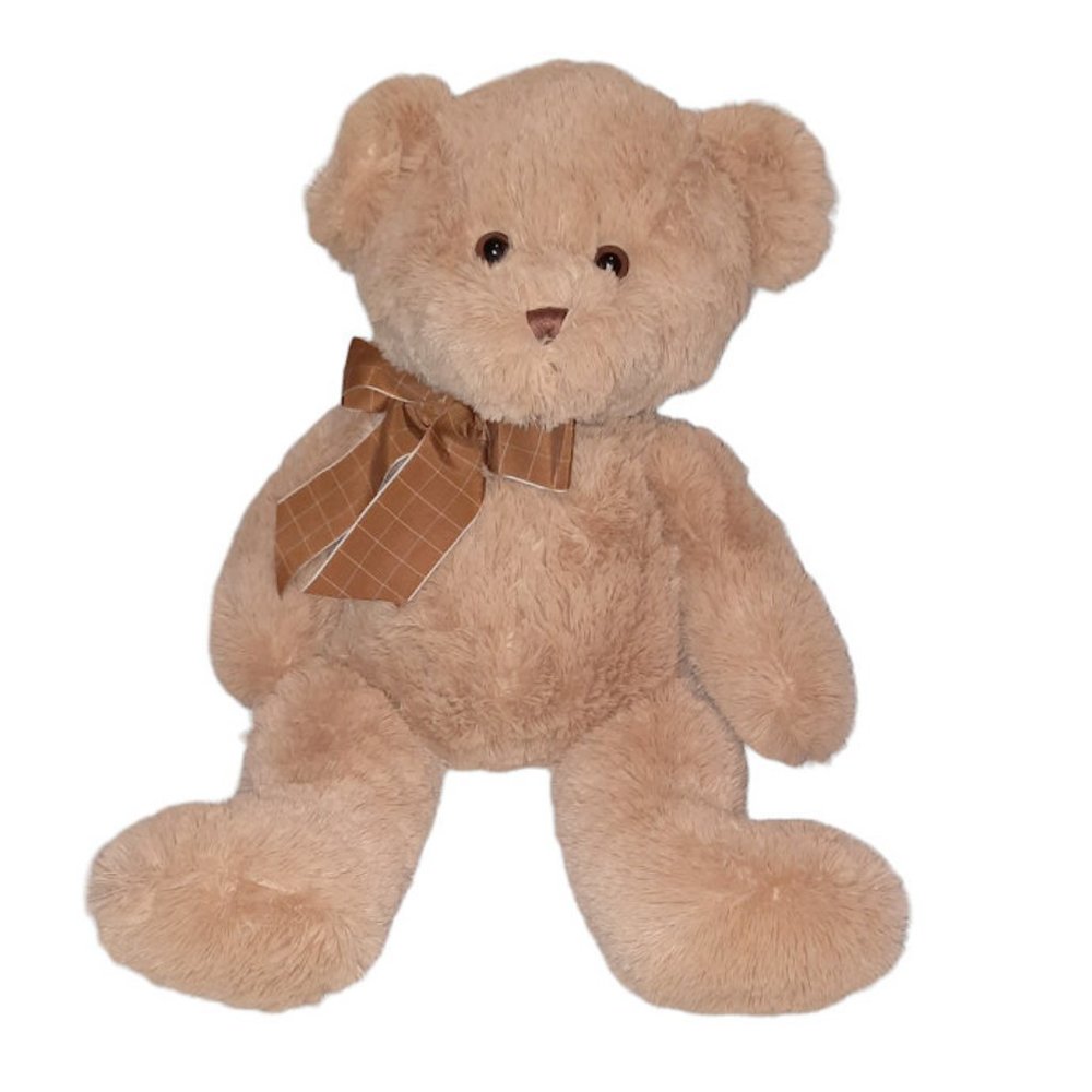 The Bearington Collection Tan Bear Plush Stuffed Animal Toy 16"